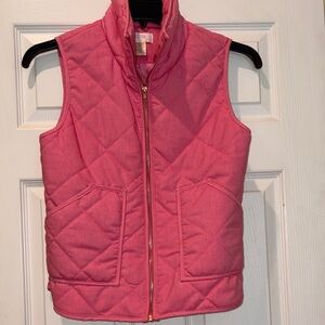 Peach Love California Quilted Pink Vest